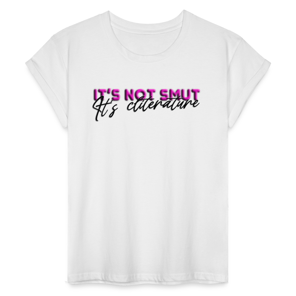 Women's Relaxed Fit T-Shirt It's not smut - white