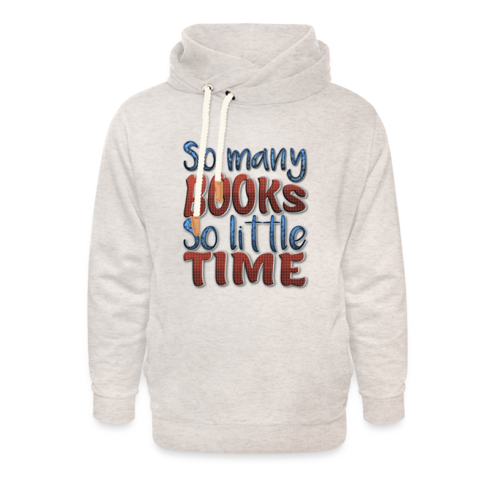So many books Shawl Collar Hoodie - heather oatmeal