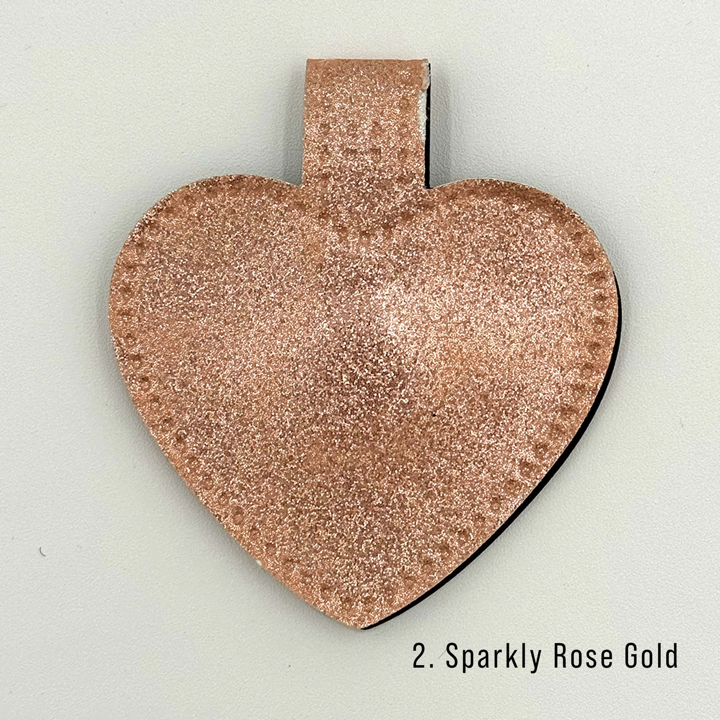 Handmade Faux Leather Magnetic Heart Bookmarks