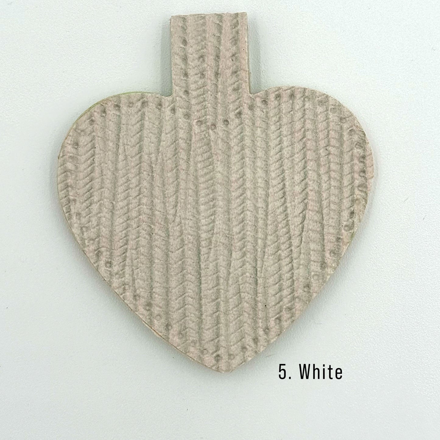 Handmade Faux Leather Magnetic Heart Bookmarks