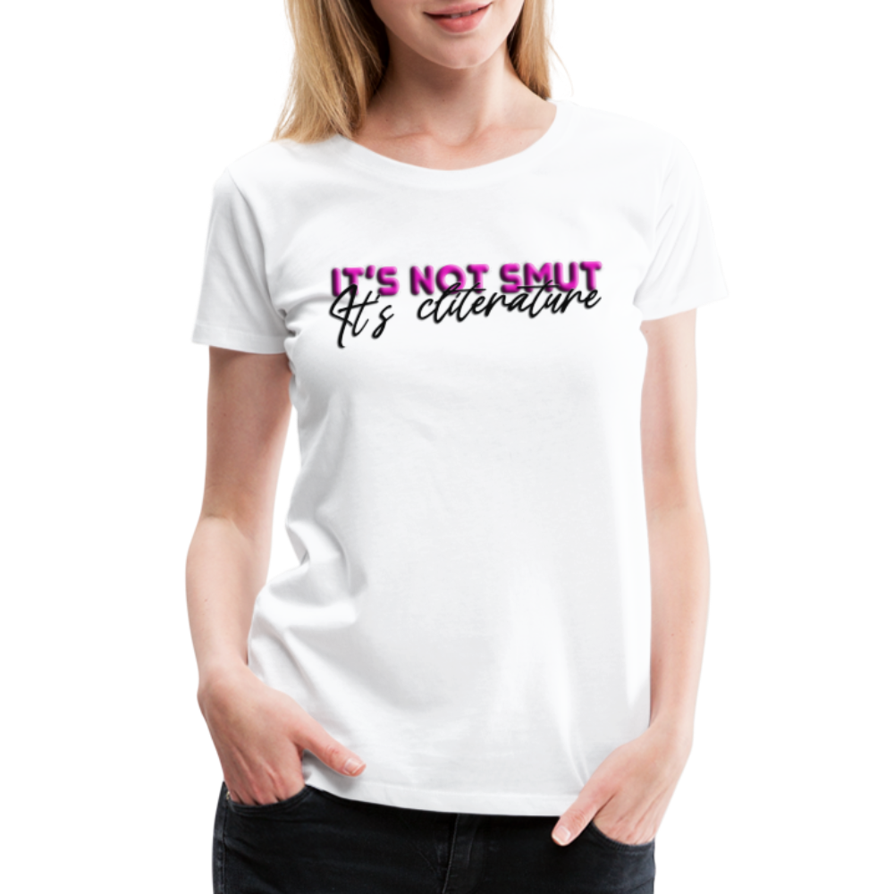 Women’s Premium T-Shirt It's not smut - white