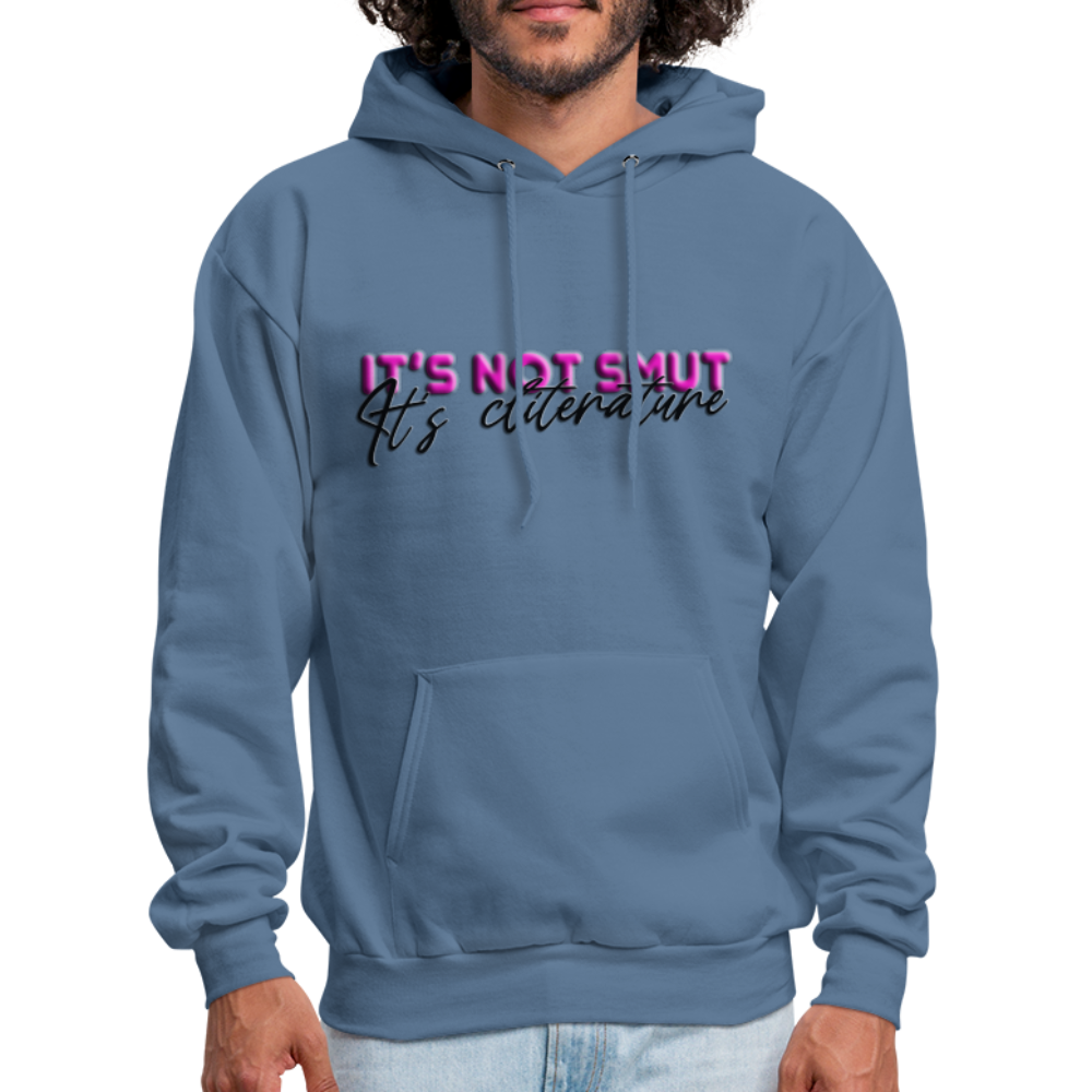 Men's Hoodie It's not smut - denim blue